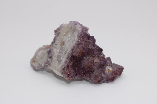 Red Hematite Amethyst from Moonlight Mine Ontario Canada