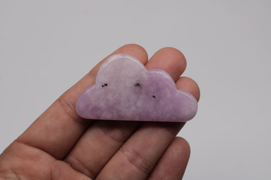 Lepidolite Cloud Carving