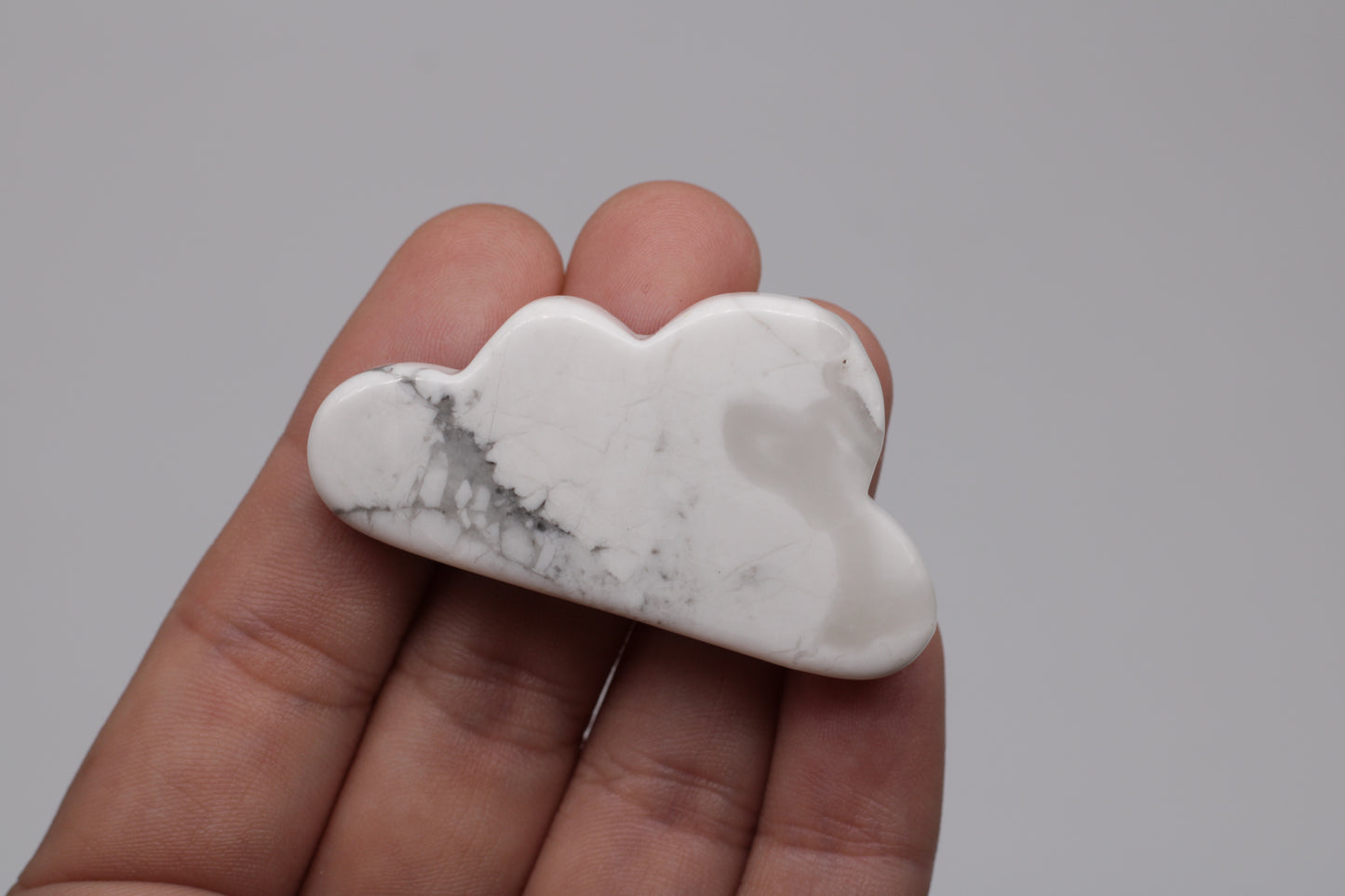 Howlite Cloud Carving