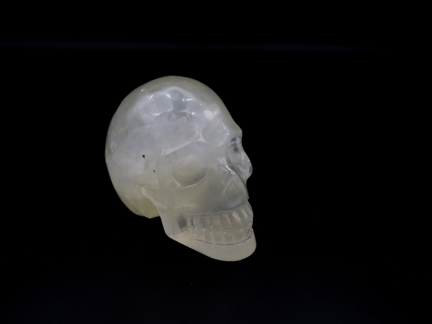 Lemon Quartz Skull