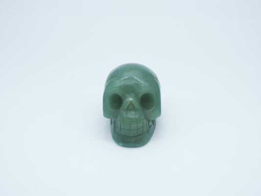 Small Green Aventurine Skulls