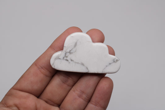 Howlite Cloud Carving