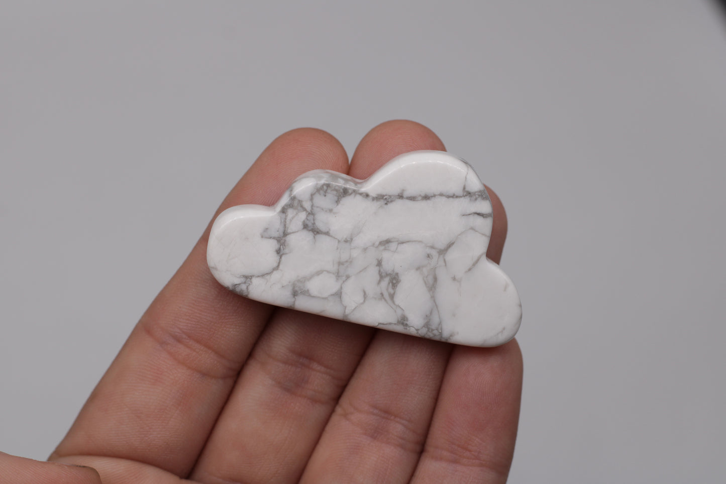 Howlite Cloud Carving