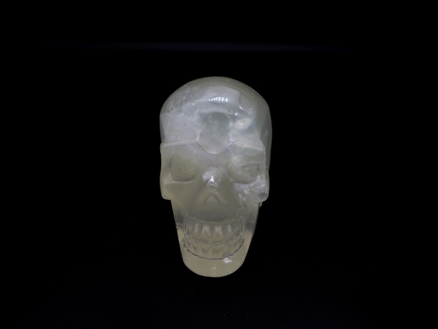 Lemon Quartz Skull