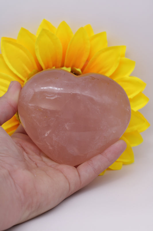 Large Rose Quartz Heart