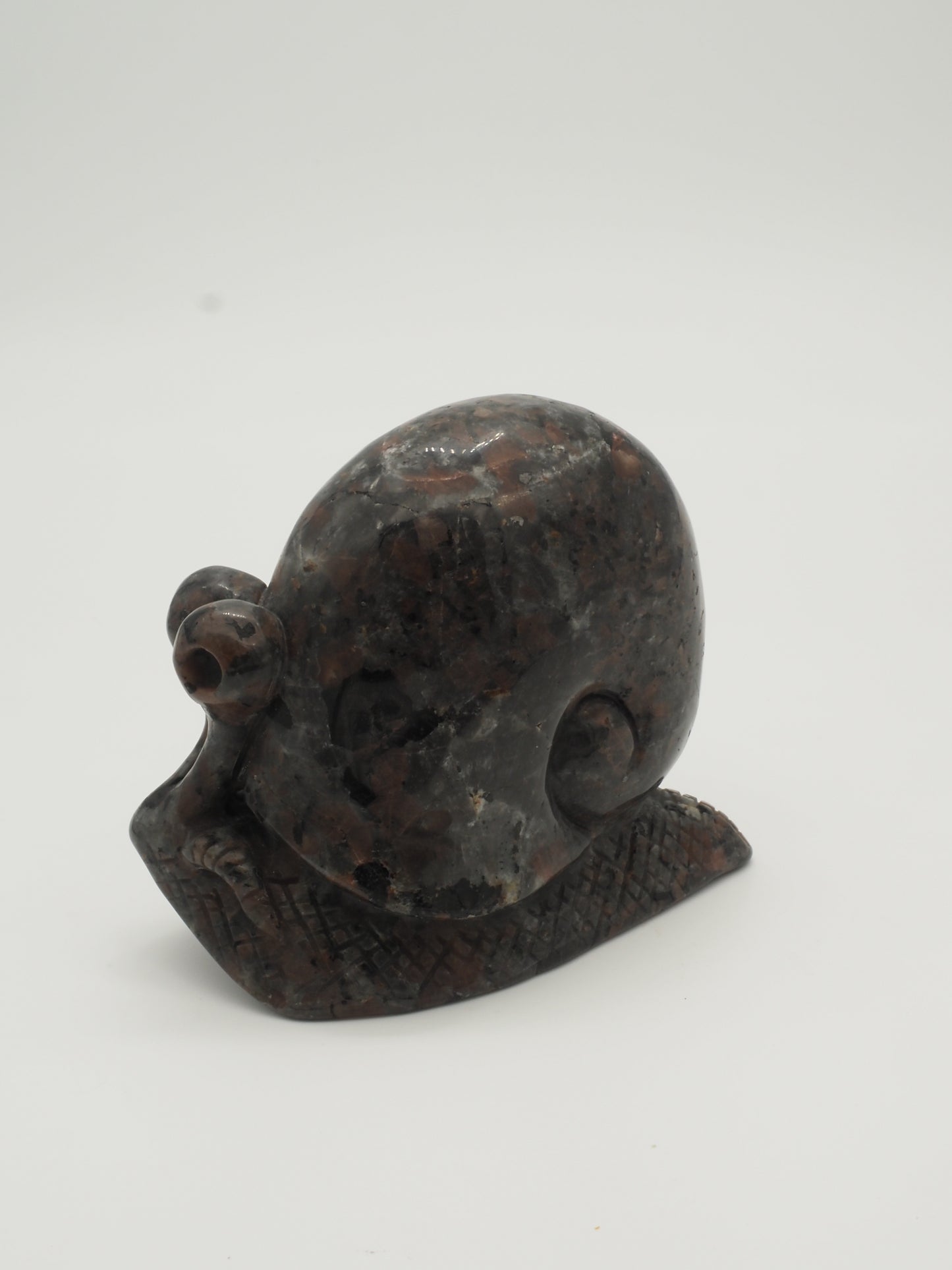 Yooperlite (Emberlite) Snail Carving
