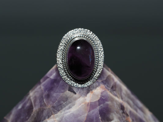Sterling Silver .925 Amethyst Ring Size 8