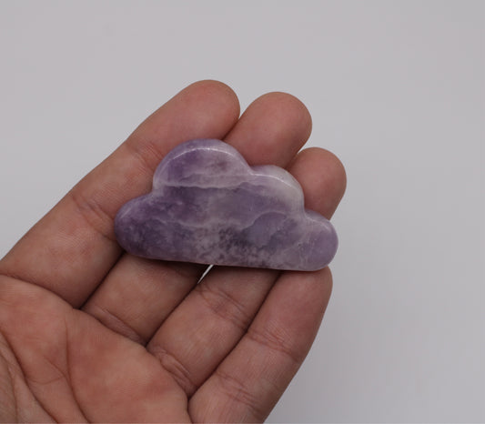 Lepidolite Cloud Carving