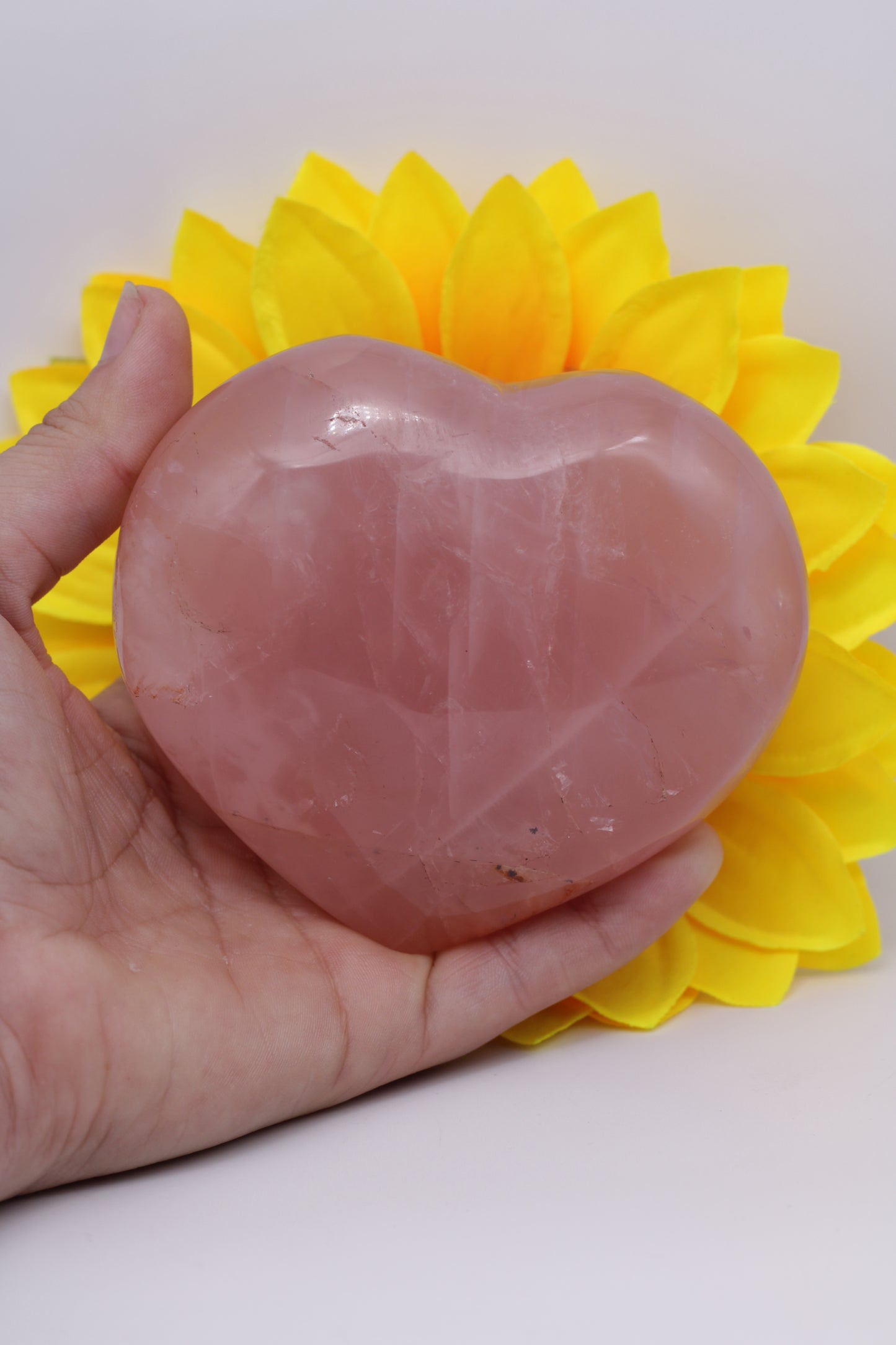 Large Rose Quartz Heart