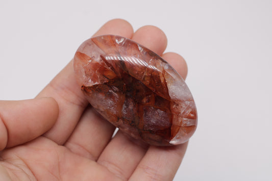 Fire Quartz Palmstone