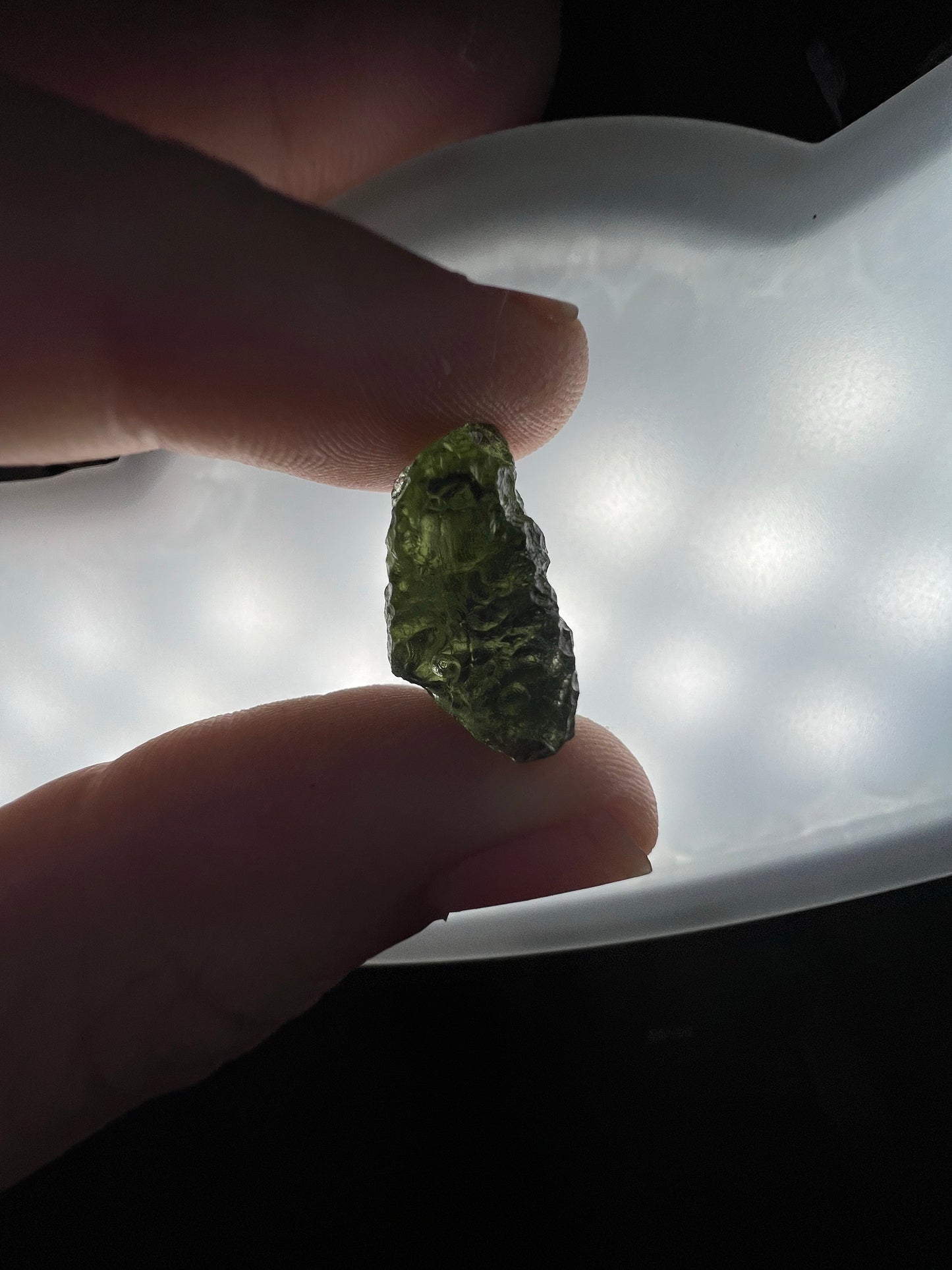 Moldavite 2.9 grams from Czech Republic