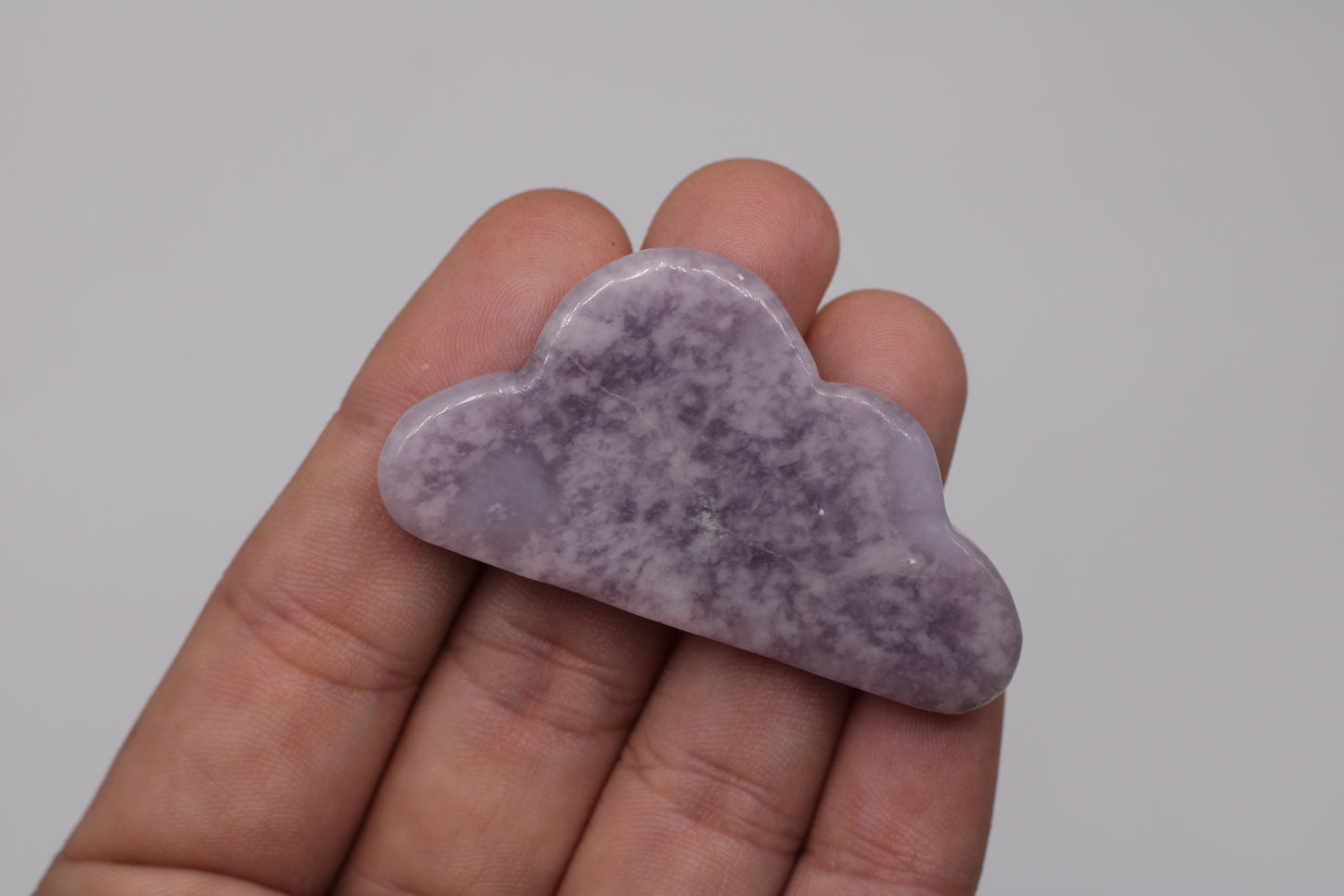 Lepidolite Cloud Carving