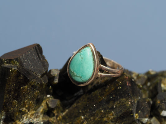 Turquoise ring sterling silver 925 size 7